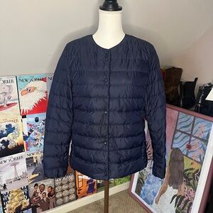 Uniqlo Women's Navy Ultra Light Down Jacket